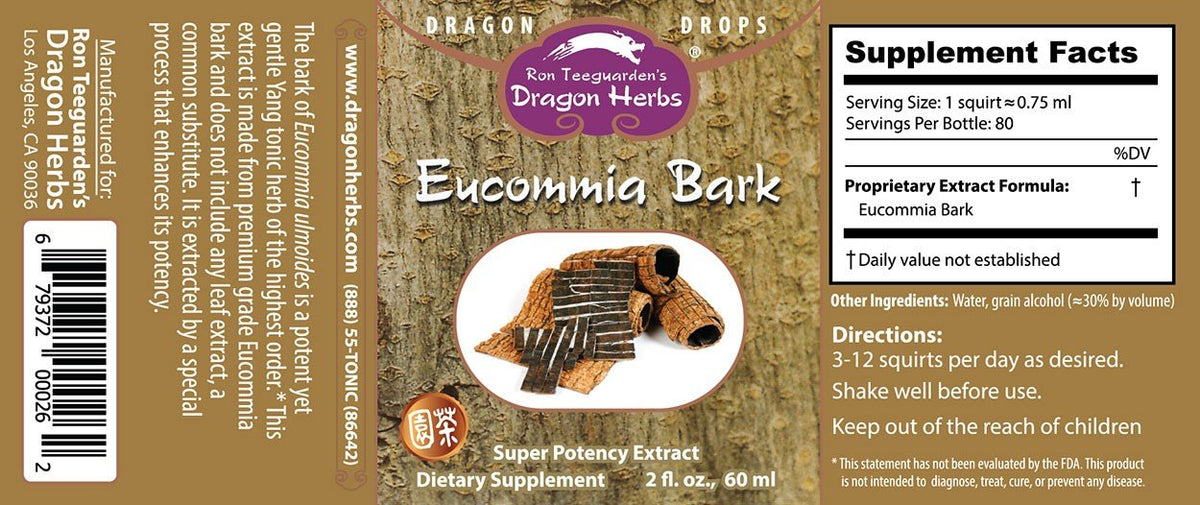 Dragon Herbs Eucommia Drops 2 fl oz (60 ml) Liquid