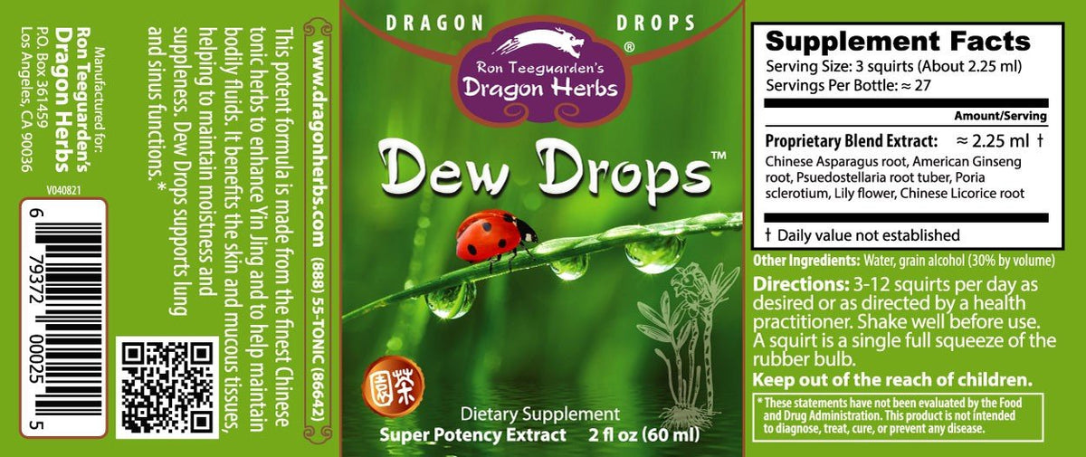 Dragon Herbs Dew Drops 2 fl oz (60 ml) Liquid