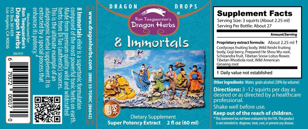 Dragon Herbs 8 Immortals 2 oz Liquid