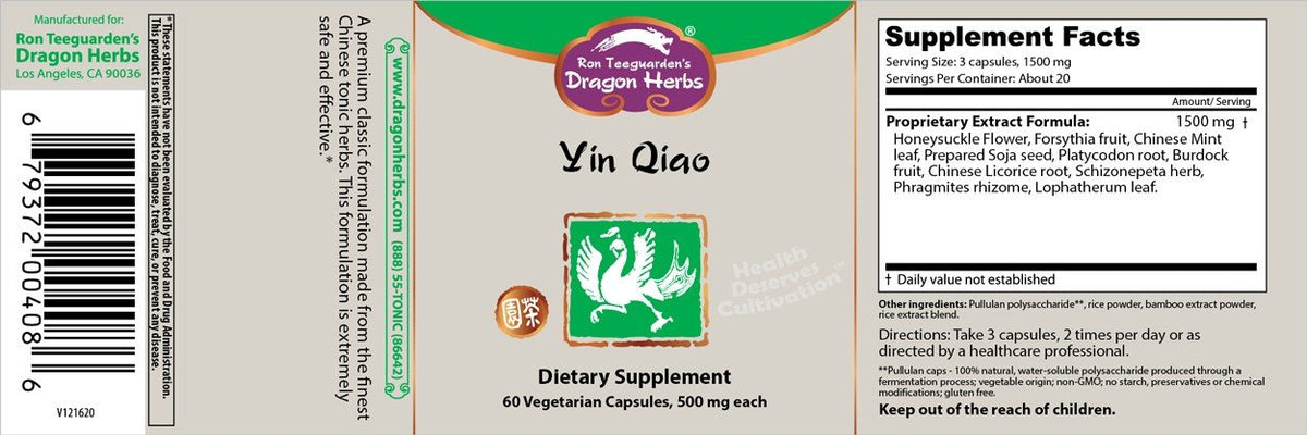 Dragon Herbs Yin Qiao 60 Capsule