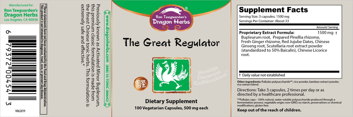 Dragon Herbs The Great Regulator 100 Capsule