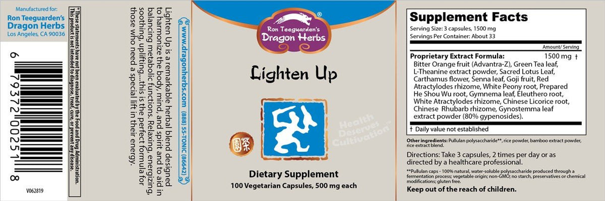 Dragon Herbs Lighten Up Diet Formula 100 Capsule