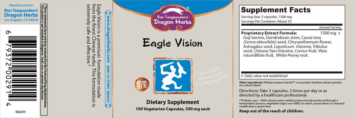 Dragon Herbs Eagle Vision 100 Capsule