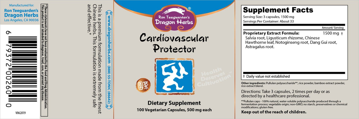 Dragon Herbs Cardiovascular Protector 100 Capsule