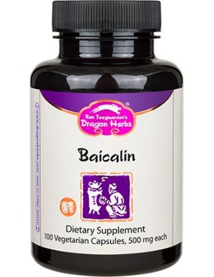 Baicalin | Ron Teeguarden's Dragon Herbs | 1500 milligrams Scutellaria Root Extract Powder per serving | Cognitive Function | Dietary Supplement | 100 Capsules | VitaminLife