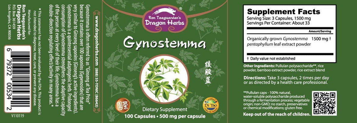 Dragon Herbs Gynostemma 100 Capsule