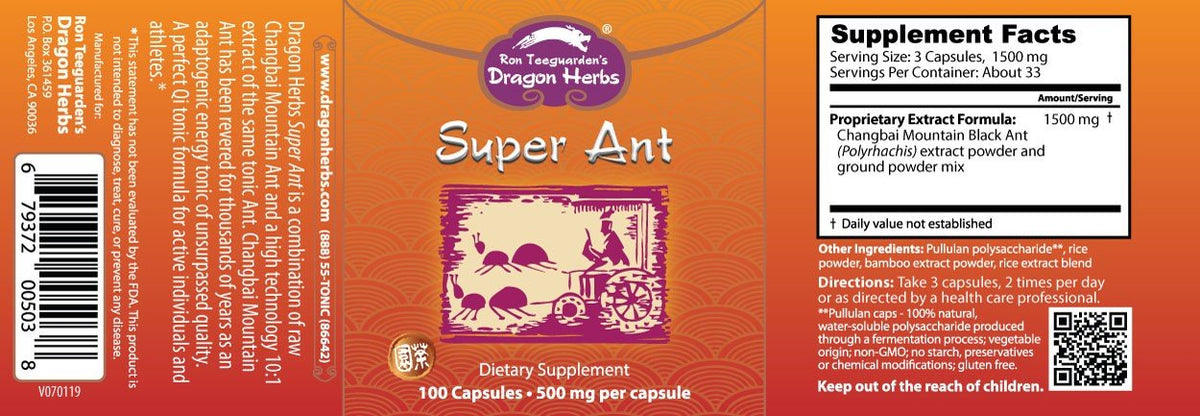 Dragon Herbs Super Ant 100 Capsule