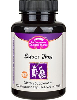 Super Jing | Ron Teeguarden's Dragon Herbs | 500 mg | Tonify Kidneys | Yin | Yang | Dietary Supplement | 100 Capsules | VitaminLife