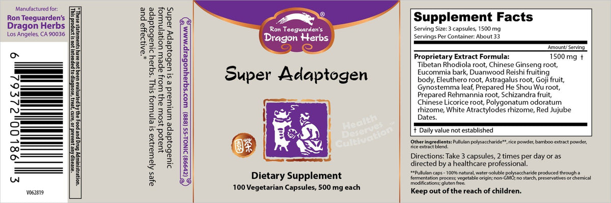 Dragon Herbs Super Adaptogen 100 Capsule