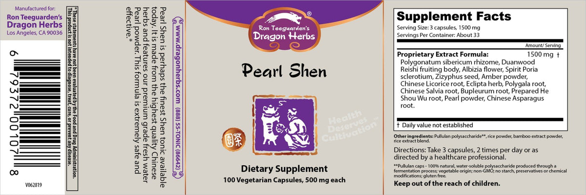 Dragon Herbs Pearl Shen 100 Capsule