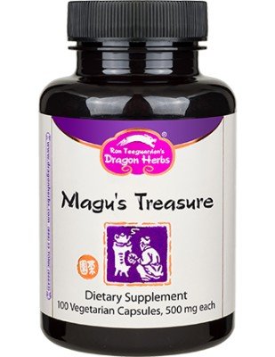 Ron Teeguarden's Dragon Herbs | Magu's Treasure | 500 milligrams per capsule | Dietary Supplement | 100 VegCaps | 100 Vegetable Capsules | VitaminLife