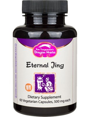 Eternal Jing | Ron Teeguardens Dragon Herbs | Cell Protection | DNA Repair | Deer Placenta | Goji Lycium Barbarum | He Shou Wu | Cinnamon Bark | Eucommia Bark | Dendrobium Stem | Jing Restoration | Tonifier | Dietary Supplement | 60 Capsules | VitaminLife