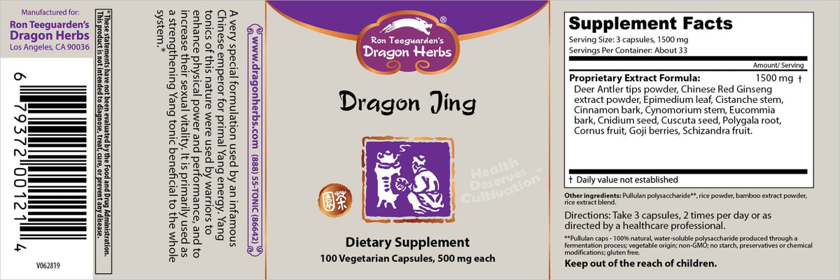 Dragon Herbs Dragon Jing 100 Capsule