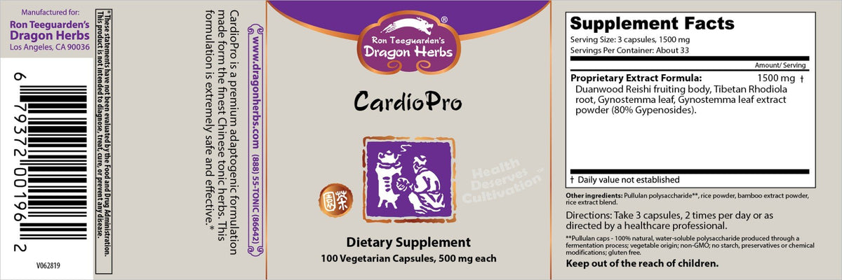 Dragon Herbs Cardio Pro 2000 100 Capsule