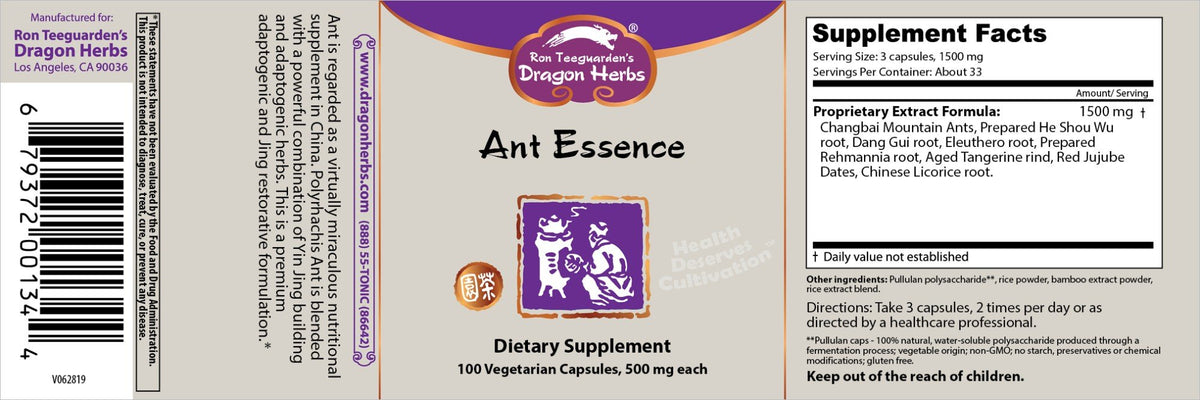 Dragon Herbs Ant Essence 100 Capsule