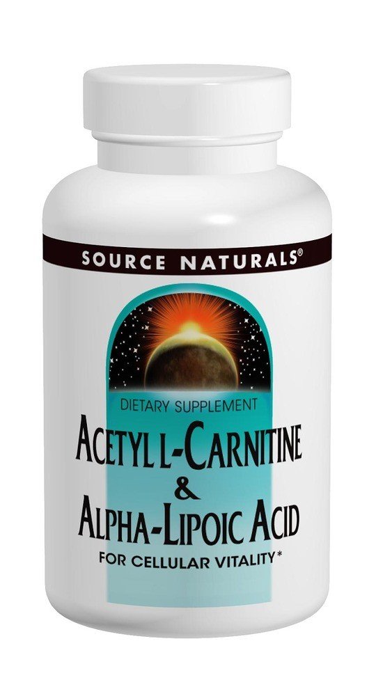 Source Naturals, Inc. Acetyl L-Carnitine &amp; Alpha Lipoic 650mg 180 Tablet