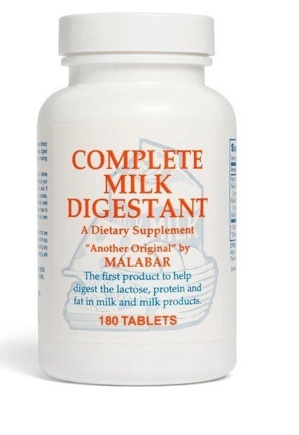 Malabar Formulas Complete Milk Digestant 180 Tablet