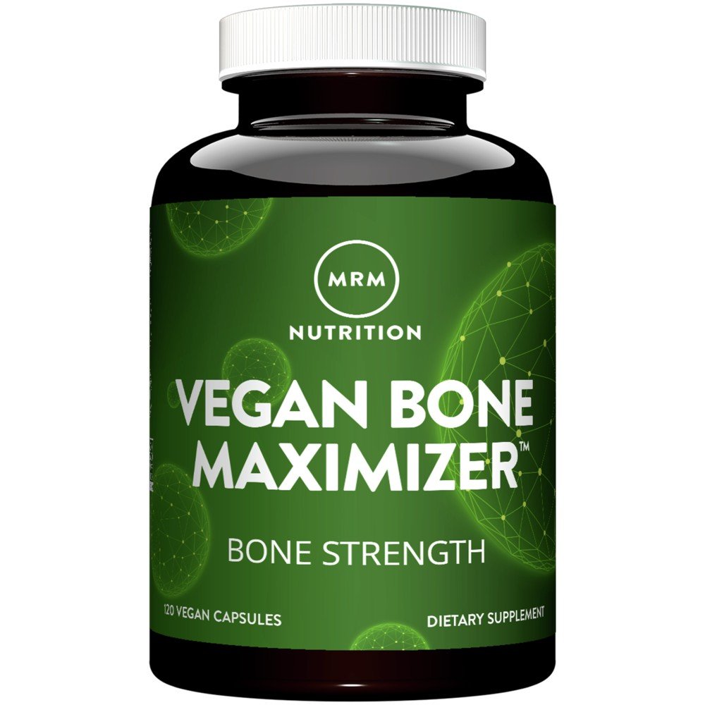 Vegan Bone Maximizer | MRM Nutrition | Bone Strength | Dietary Supplement | 120 VegCaps | Capsules | VitaminLife