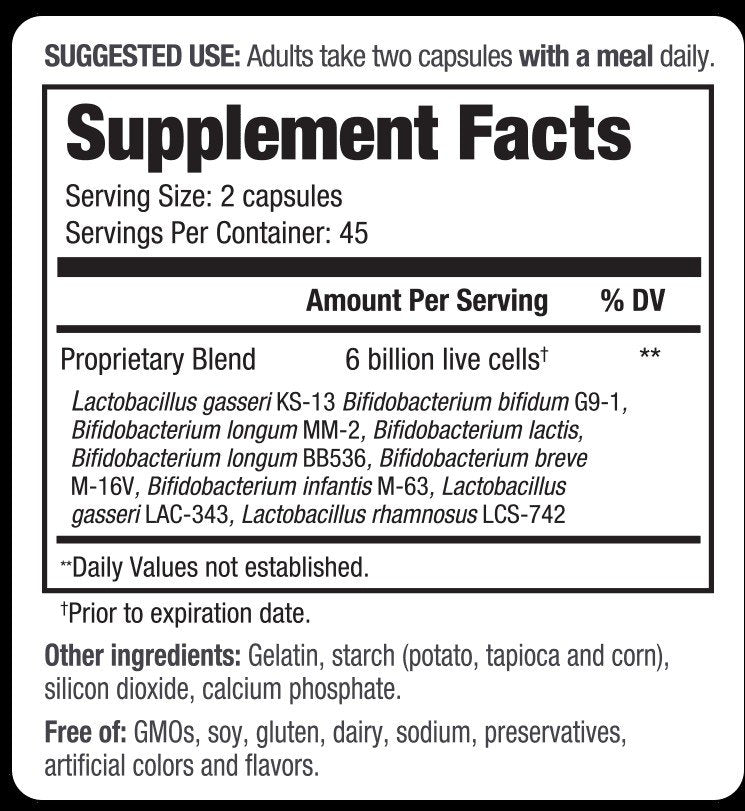 Kyolic Kyo-Dophilus Multi 9 Probiotic 180 Capsule