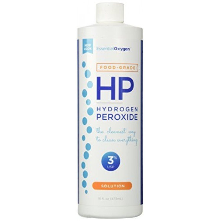 Essential Oxygen Hydrogen Peroxide Food Grade 3% 16 oz Liquid