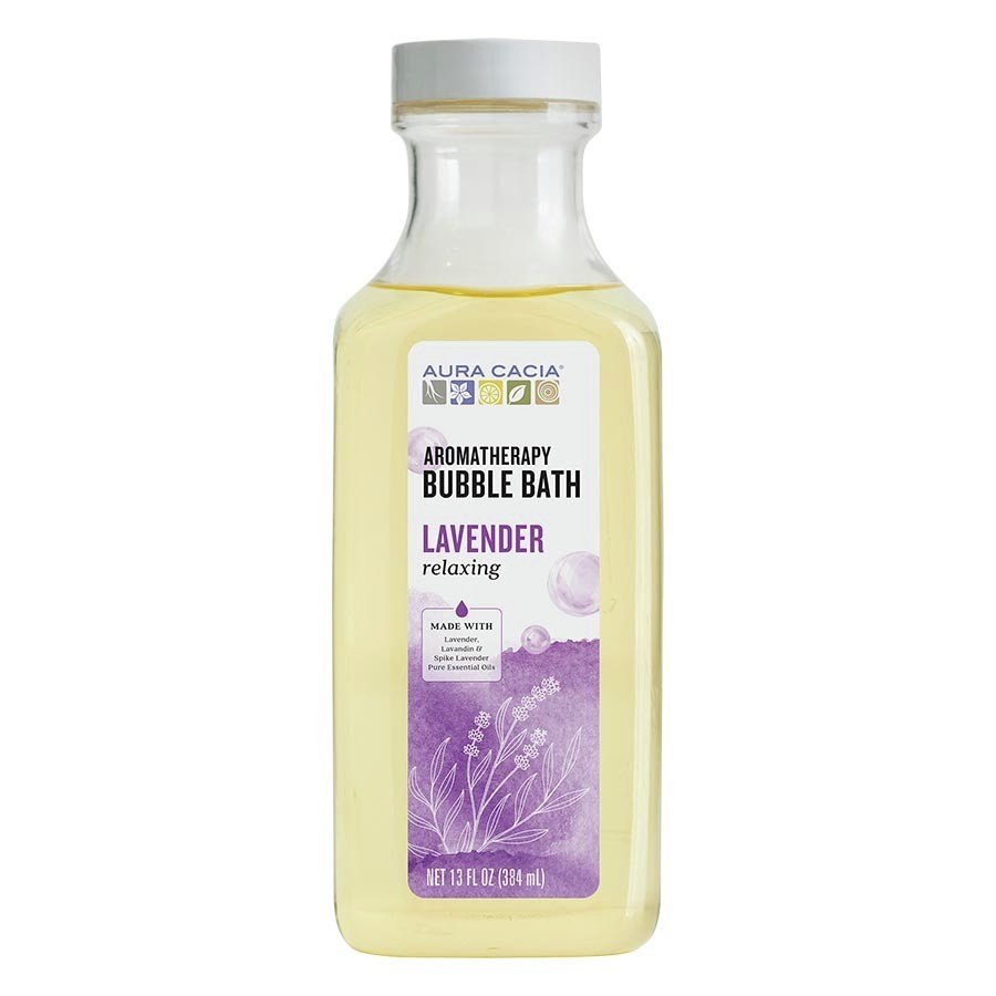 Aura Cacia Bubble Bath Lavender Harvest 13 oz Liquid