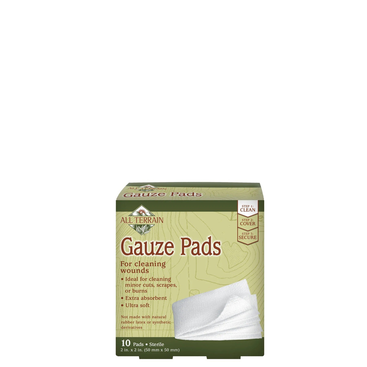 All Terrain Gauze Pads 2x2 inch 10 Gauze Pads