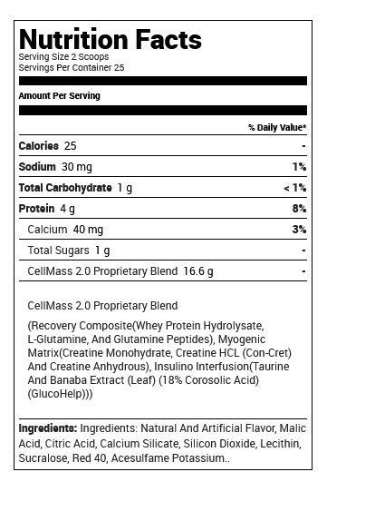 BSN CellMass 2.0 - Arctic Berry 1.06 lbs Capsule