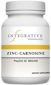 Zinc-Carnosine | Integrative Therapeutics | PepZin GI Brand | GastroIntestinal Lining Support | Dietary Supplement | 60 Capsules | VitaminLife