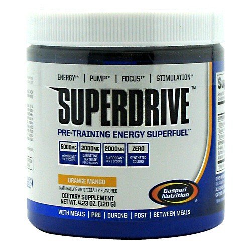 Gaspari Nutrition SuperDrive - Orange Mango 4.23 oz Powder