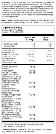 Natural Balance Happy Camper Stress Breaker 120 VegCap