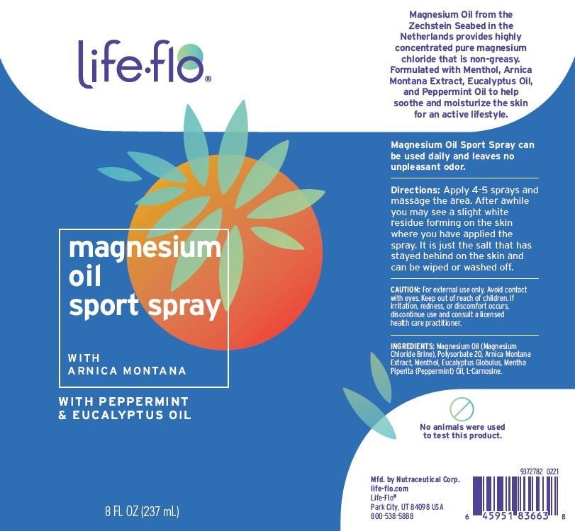 LifeFlo Magnesium Oil Sport 8 fl oz Liquid