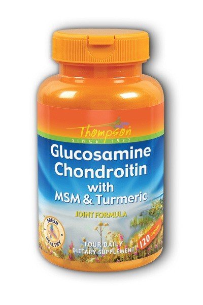 Thompson Nutritional Glucosamine &amp; Condroitin with MSM &amp; Turmeric 120 Capsule