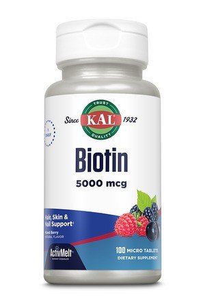 Kal Biotin ActiMelt (Mixed Berry 5000 mcg) 100 Tablet