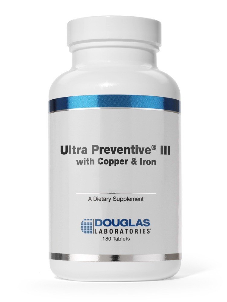 Douglas Laboratories Ultra Preventive III With Copper & Iron 180 Tablet