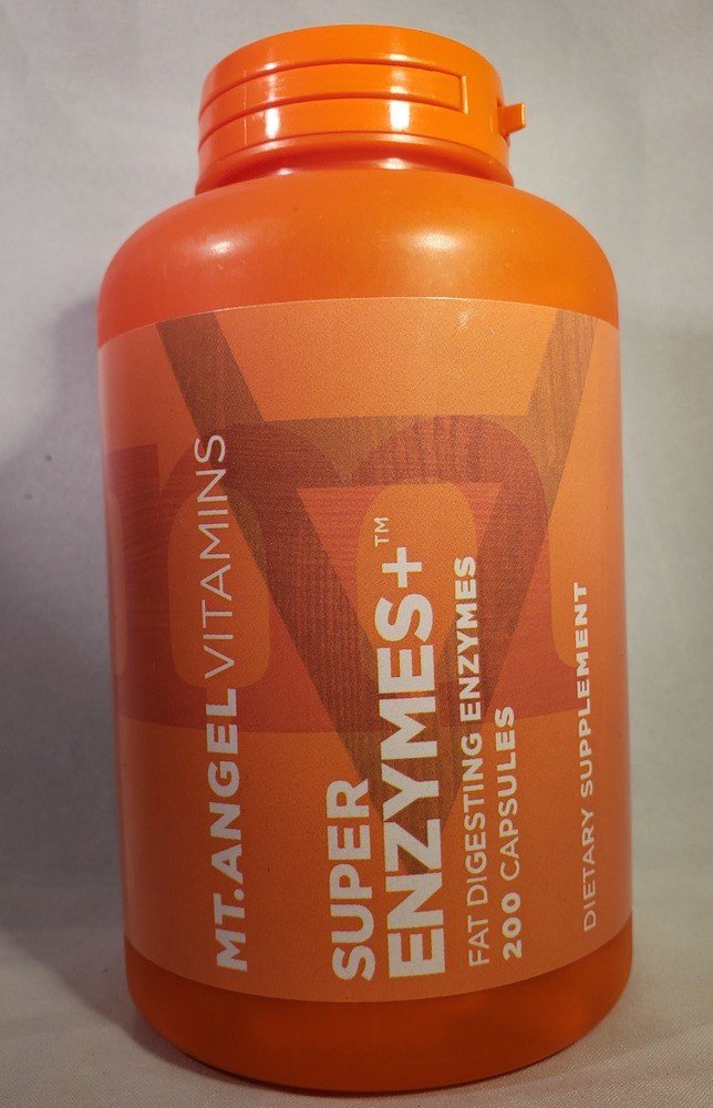 Mt. Angel Vitamins Super Enzymes + 200 Capsule