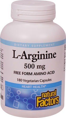 Natural Factors L-Arginine 500 mg 180 VegCap