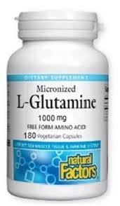 Natural Factors L-Glutamine1000mg 180 VegCap