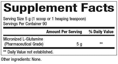 Natural Factors L-Glutamine 5000mg Powder 8 oz Powder