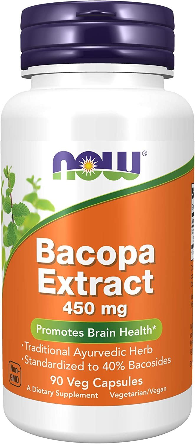 Now Foods Bacopa Extract 450mg 90 VegCap