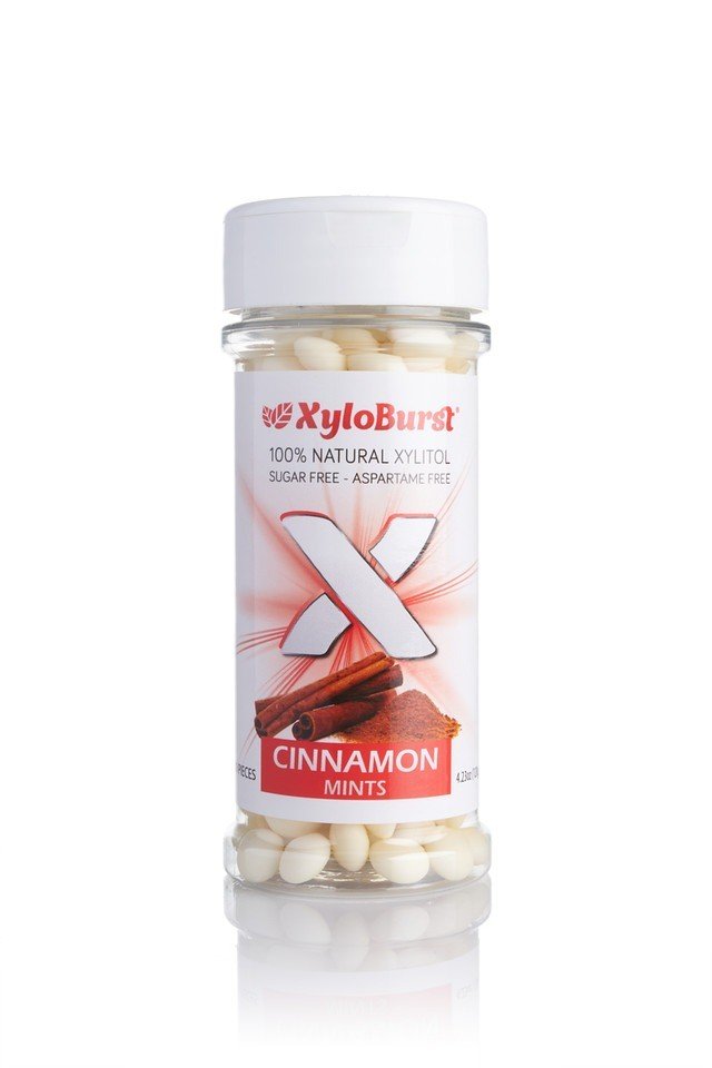 XyloBurst Cinnamon Mints 200 ct Jar