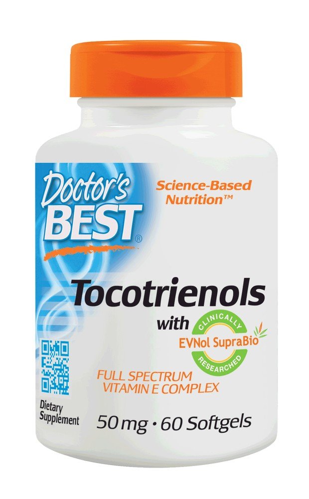 Doctors Best Tocotrienols with EVNol SupraBio 50 mg 60 Softgel