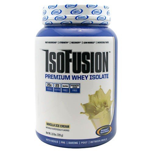 Gaspari Nutrition Isofusion Premium Whey Isolate-Vanilla Ice Cream 1.6 lb Powder