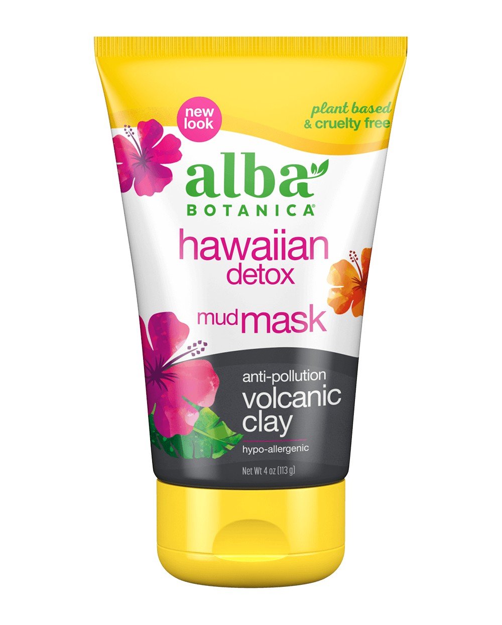 Alba Botanica Hawaiian Detox Warming Mud Mask 4 oz Tube