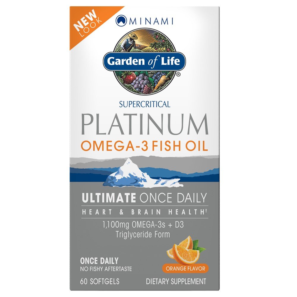 Minami Nutrition MorEPA Platinum Omega-3 + D3 -Orange Flavor 60 Softgel