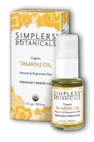 Simplers Botanicals Carrier Oil Tamanu Oil Organic 1 oz Liquid