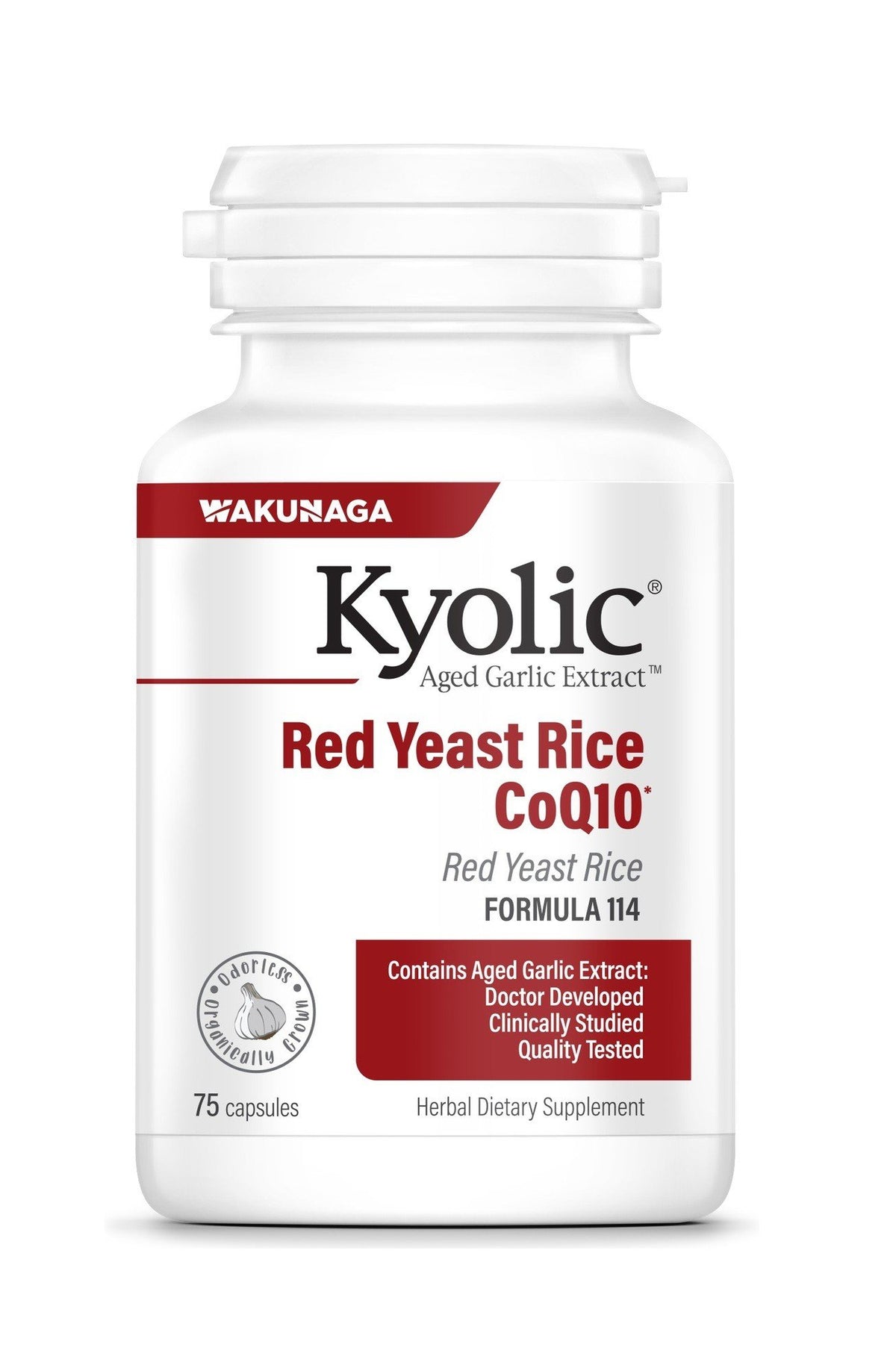 Kyolic Red Yeast Rice CoQ10 Formula 114 75 Capsule
