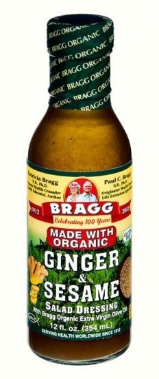 Bragg Ginger &amp; Sesame Organic Salad Dressing 12 oz Liquid