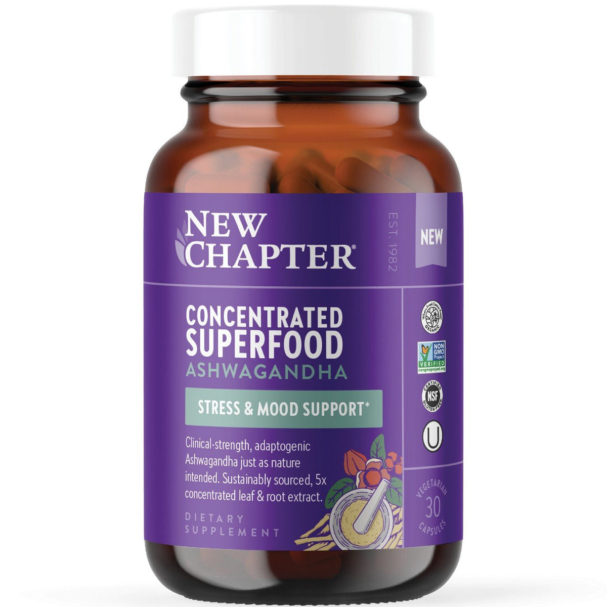 New Chapter Concentrated Superfood Ashwagandha 60 Tablet