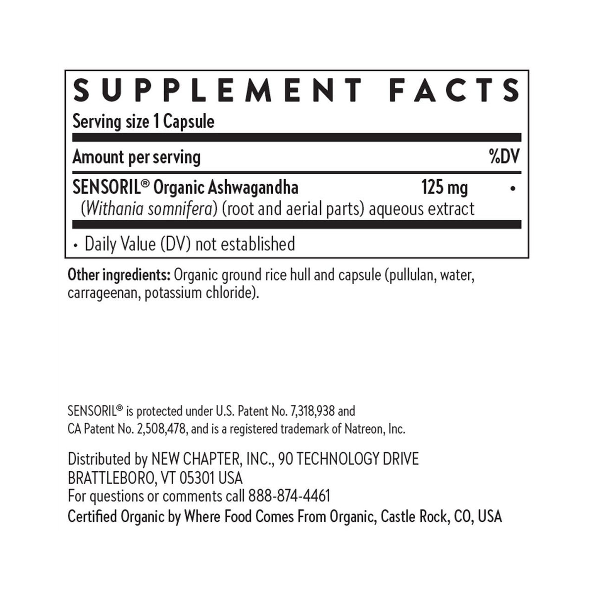 New Chapter Concentrated Superfood Ashwagandha 60 Tablet