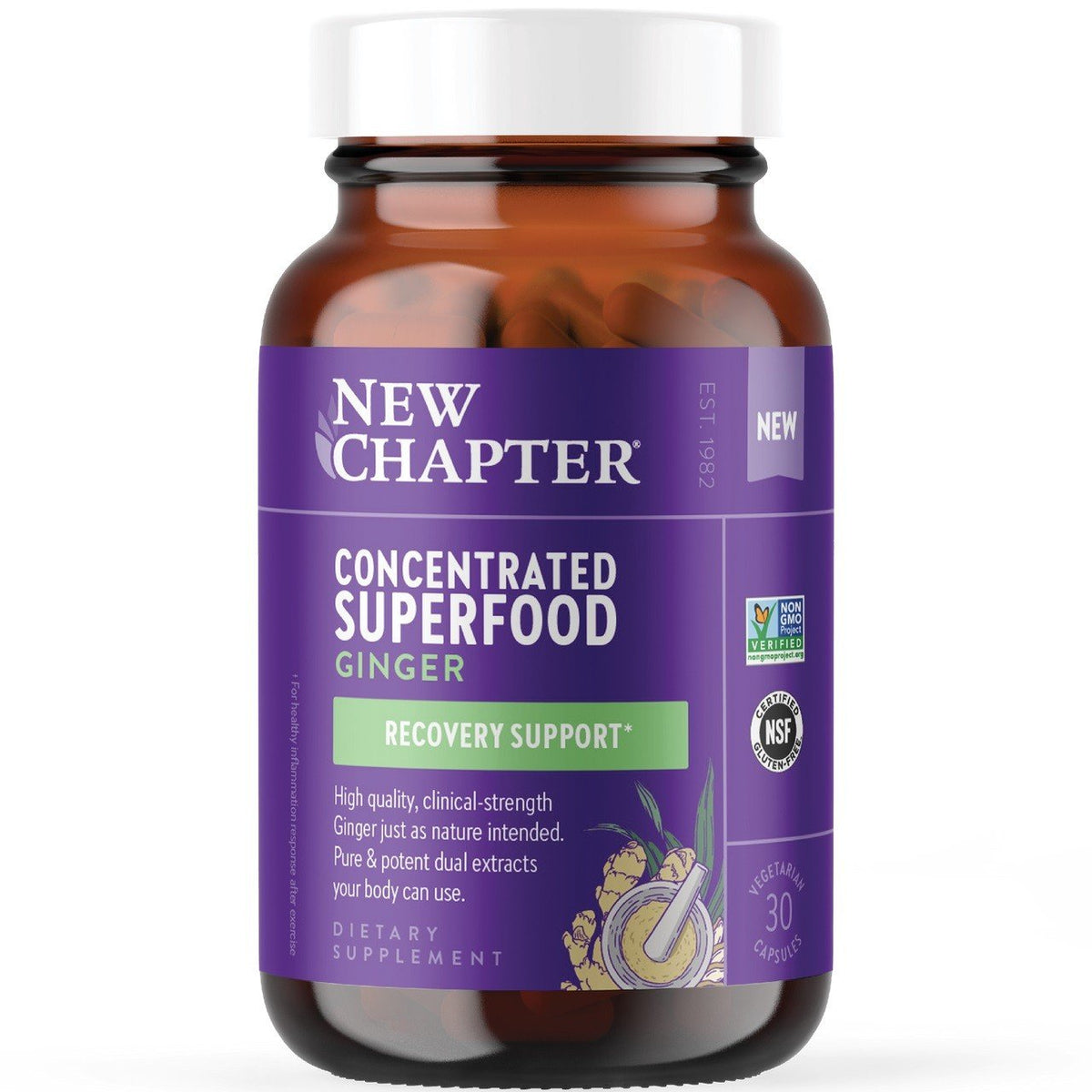 New Chapter Concentrated Superfood Ginger 30 VegCap